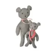Peluche Ours pour Chien Orsu - Fait Mains Gris - Dogs in the City