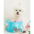 Livre Anniversaire pour Chien - Jouet Distributeur de Friandises - Cadeau Ludique & Festif