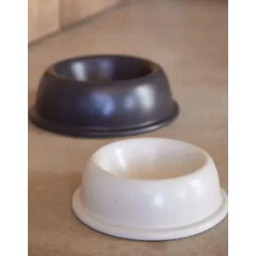 Gamelles céramique noire et blanche pour chien – modèle CAFIDE