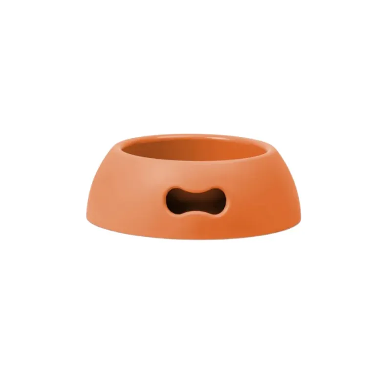 Gamelle pour chien design orange - Antidérapante & écologique