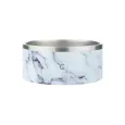 Gamelle Design Effet Marbre de Carrare & Inox pour chien – Élégance& Hygiène