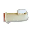 Brosse à dents doigtier en silicone pour chien, chiot & chat - Wag & Bright