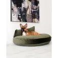 Coussin pour chien design Luna lounge Oxford olive - Laboni