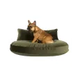 Coussin pour chien design Luna lounge Oxford olive - Laboni