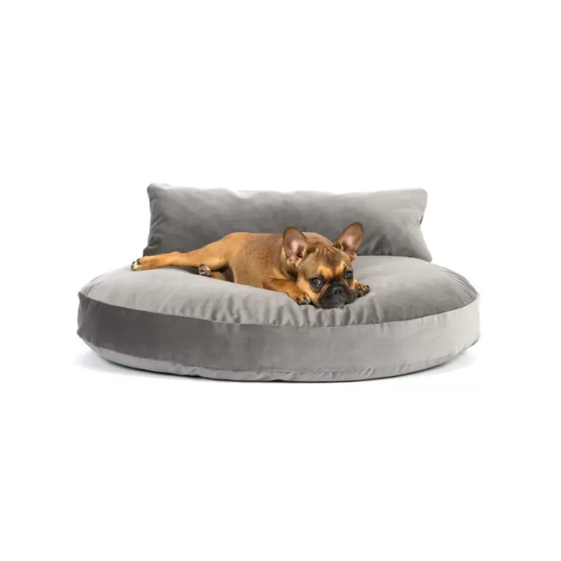 Coussin pour chien design Luna lounge Oxford grey - Laboni