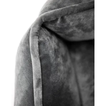 zoom texture velours du siège auto pour chien - finition haut de gamme.