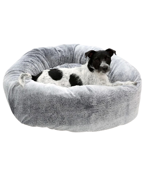 Panier rond Loop pour chien en velours doux - Édition limitée