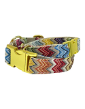 Collier pour Chien Zig Zag - Design Inspiration Haute Couture
