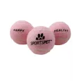 Lot de 3 Balles pour Chien ou Chat - Rose Élégante SPORTSPET