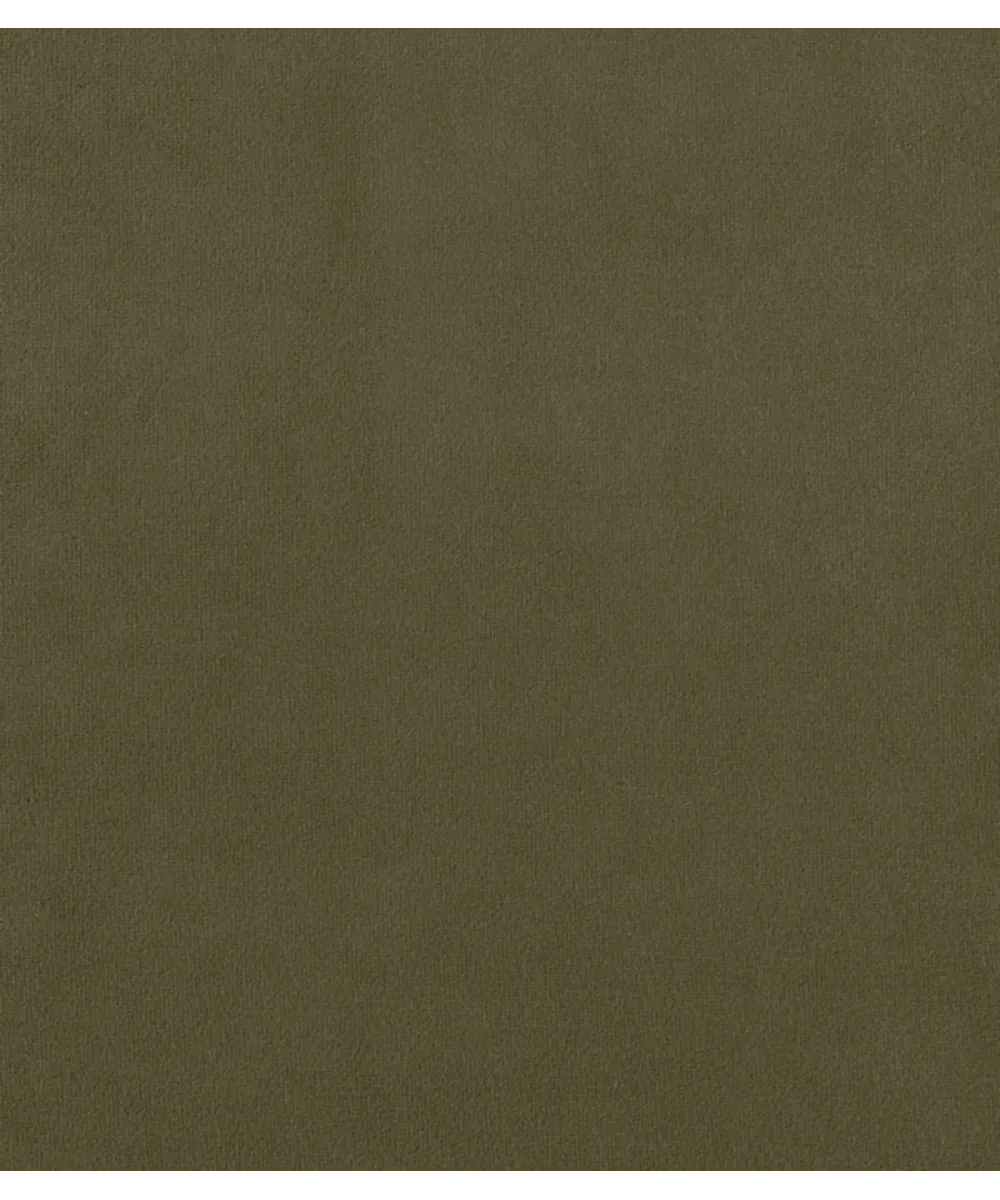 Détail du tissu velours olive du coussin Oxford LABONI.