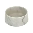 Gamelle pour chien marbre de carrare véritable - Élégance Italienne Unique