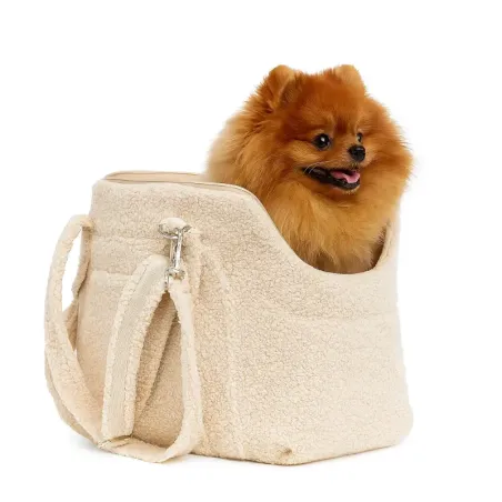 sac cabas teddy crème - bella concept store dog