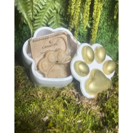 Écrin Doré pour Chien & Savon Canacciu Artisanal Corse