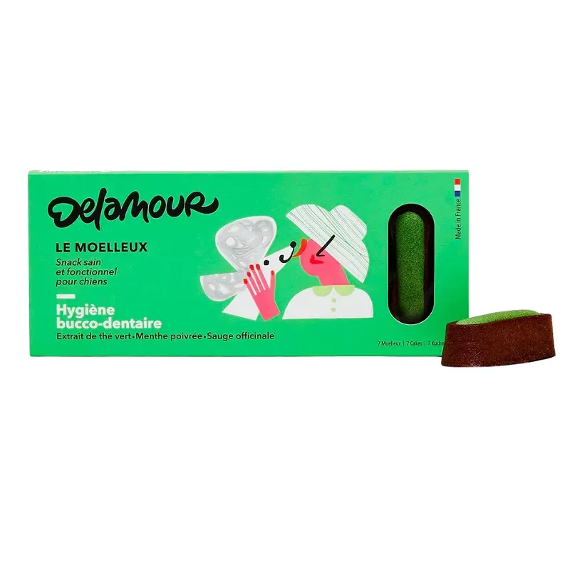 Pâtisserie dentaire pour chien - Le moelleux Delamour