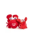 Balle Crabe Faball pour Chien avec Couineur - Fabdog Jouet Ludique