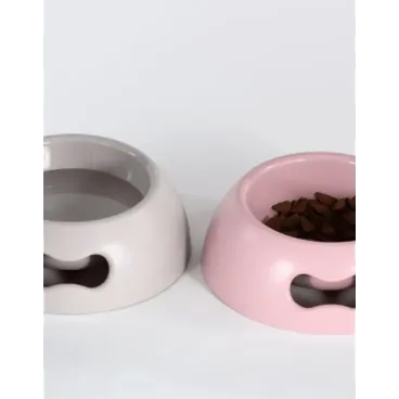 Gamelle rose pour chien rempli d'eau – recyclable United Pets