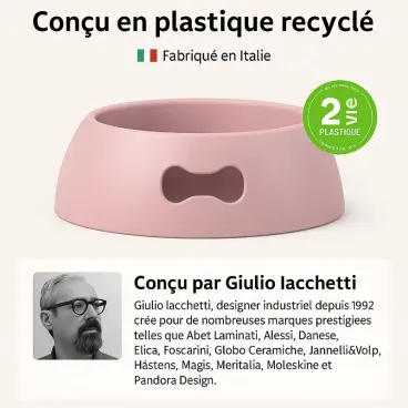 Gamelle stable rose pour chien - United pets