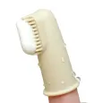 Brosse à dents doigtier en silicone pour chien, chiot & chat - Wag & Bright