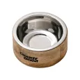 Gamelle en bambou & Inox amovible pour Chien - Doggy bowl