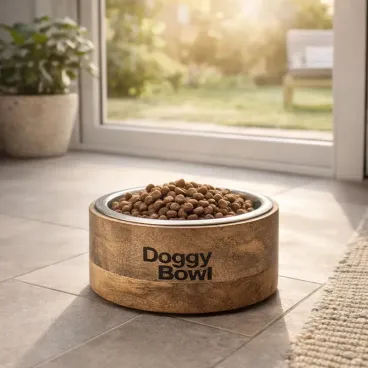 Duo gamelle écologique croquettes et eau pour chien et chat