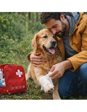 Contenu trousse premiers secours pour chien - Pince à tiques désinfectant