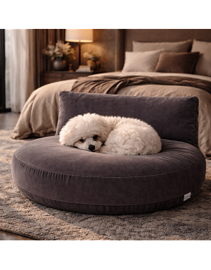 detail-tissu-oxford-coussin-chien-luna-lounge-stone