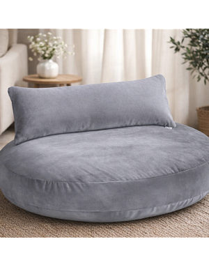 Luna Lounge Grey LABONI lit confortable pour chien au design élégant