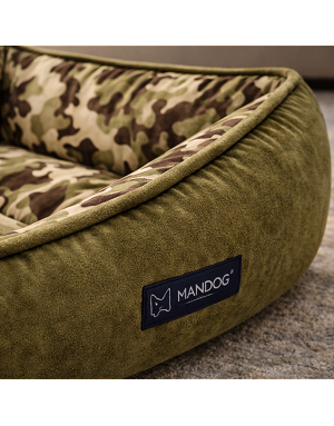 Couchage pour chien camouflage élégant Bella Concept Store Dog