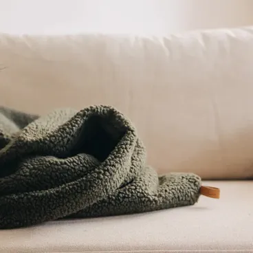 Couchage chien rassurant peluche