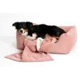 Panier pour chien en velours côtelé rose - Cocoon chic