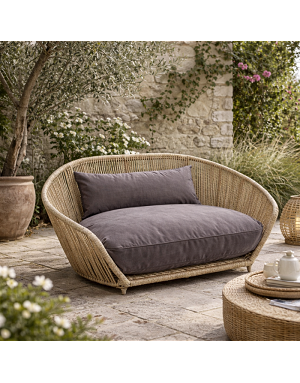 Panier pour chien Stone avec spitz