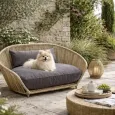 Panier pour chien design Vogue Oxford Stone - LABONI