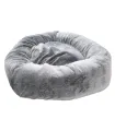 Panier rond Donuts pour chien – vue de dessus.
