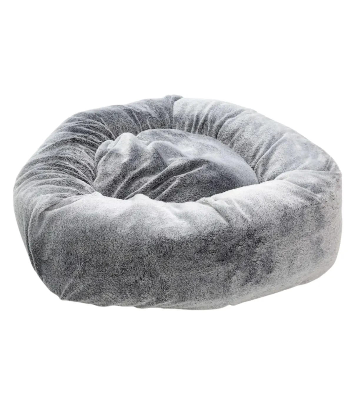 Panier rond Donuts pour chien – vue de dessus.