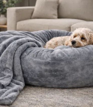 Panier Donuts pour chien design et confortable.
