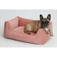 Panier pour chien en velours côtelé rose - Cocoon chic