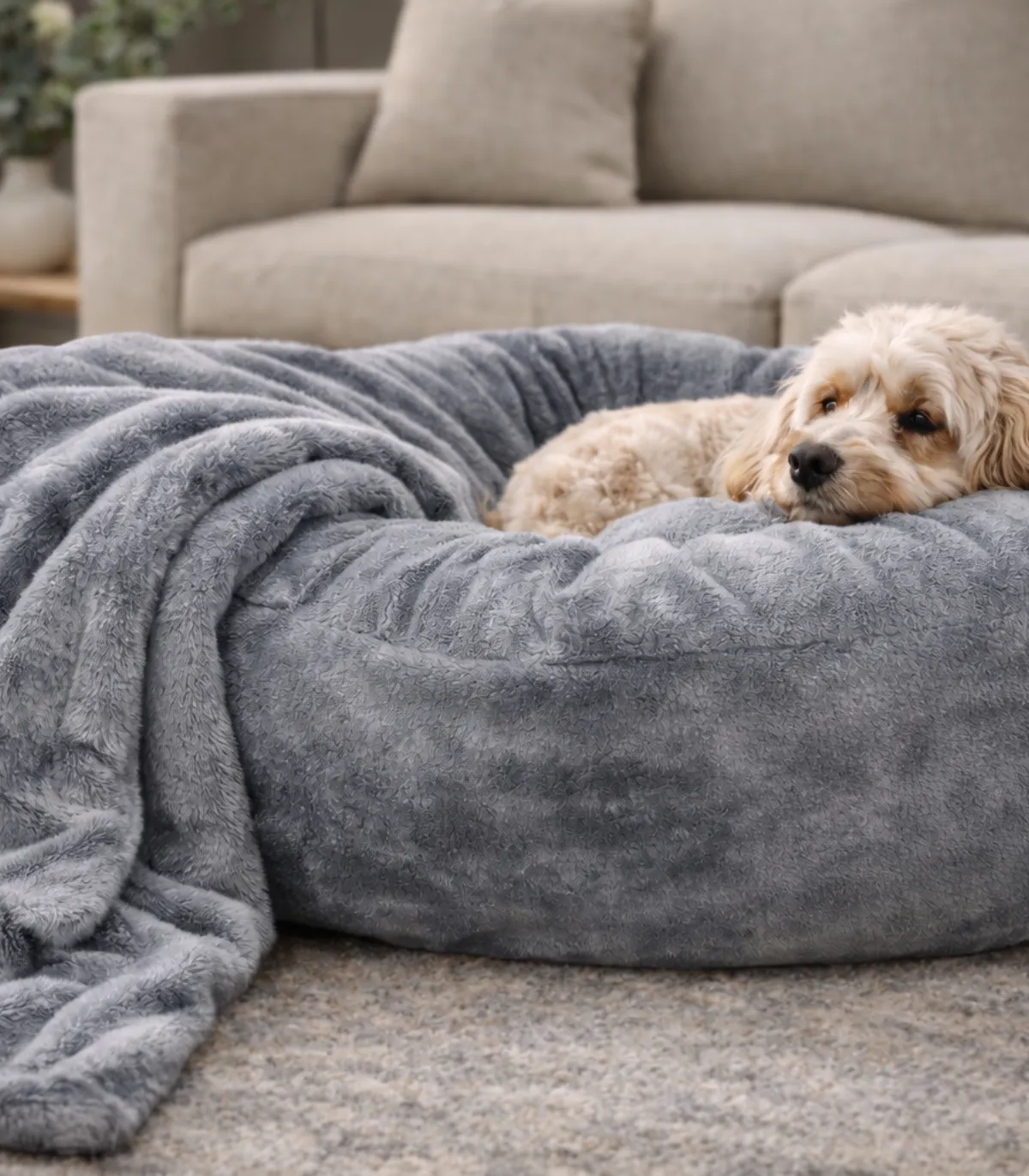Panier Donuts pour chien design et confortable.
