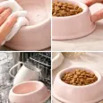 Gamelle rose pour chien & chat en céramique - Cafide