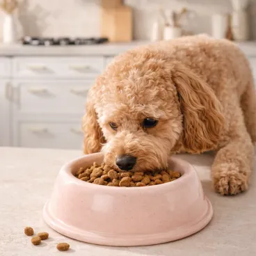 gamelle design chien chat ceramique rose interieur moderne