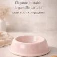 Gamelle rose pour chien & chat en céramique - Cafide
