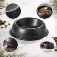Gamelle céramique noire pour chien & chat - Design Cafide