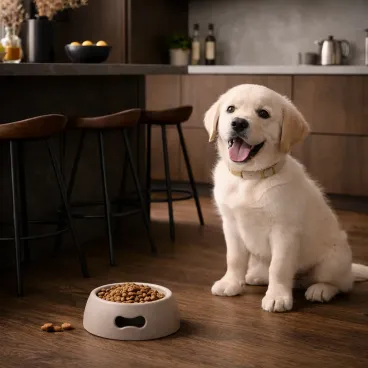 gamelle-chien-design-taupe-antiderapante-moderne-bella-concept-store-dog