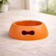 Gamelle pour chien design orange - Antidérapante & écologique