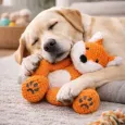 Peluche renard pour chien & chat - Jouet doux & résistant