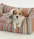 Panier pour chien ZigZag multicolore – couchage design