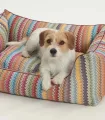 Panier pour chien ZigZag multicolore – couchage design