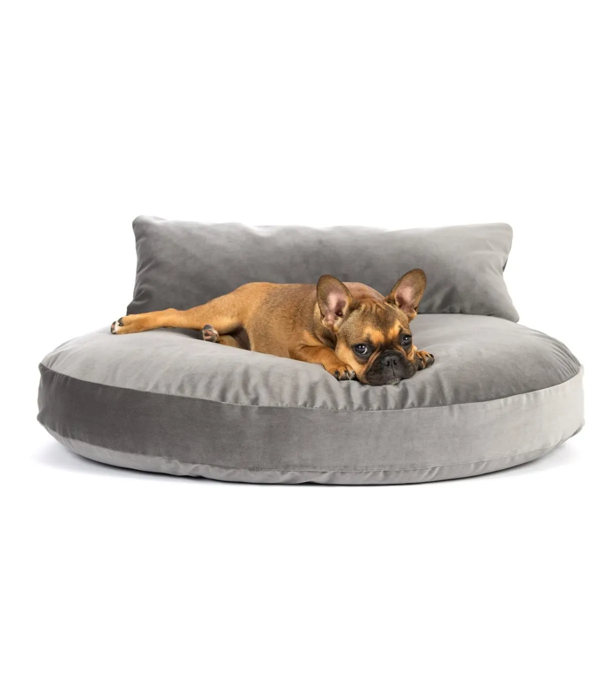 Luna Lounge Oxford Grey | Coussin design pour chien confortable