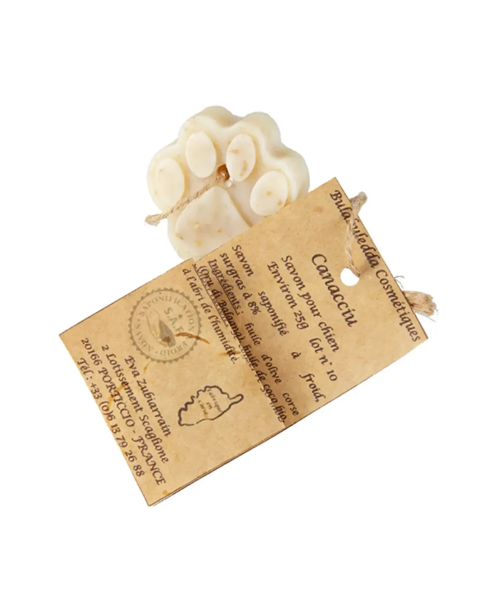 Descriptif ingrédients savon Canacciu - Bella Concept Store Dog