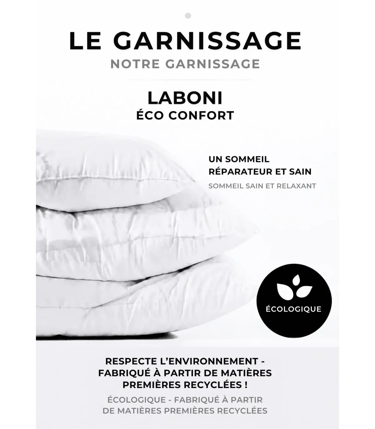 Rembourrage hypoallergénique du lit pour chien Tudor, certifié Oeko-Tex, pour un soutien ergonomique