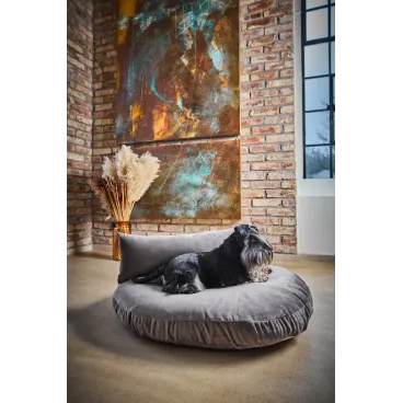 Coussin pour chien design Luna lounge Oxford grey - Laboni